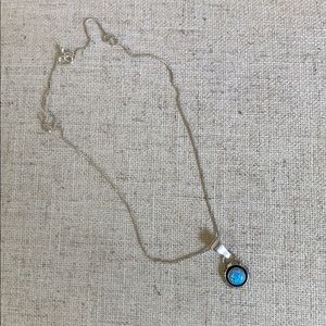 Blue Opal Necklace